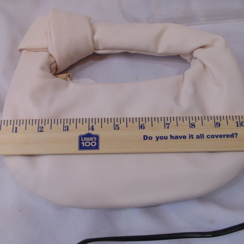 Melie Bianco Alexandra Top Knot Handle Bag Cream NWT - Picture 4 of 4